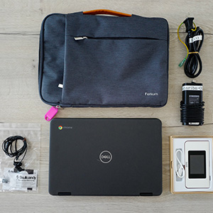 PC・WiFiの貸与で生徒1名のオンライン学習を支援