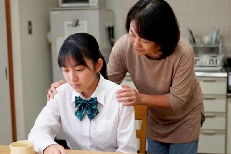 はるかさんの家庭は、母と姉の3人暮らし。