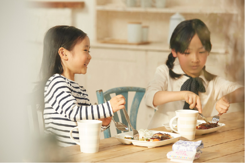 「いただきます」と「ごちそうさま」を言い合える団らんを