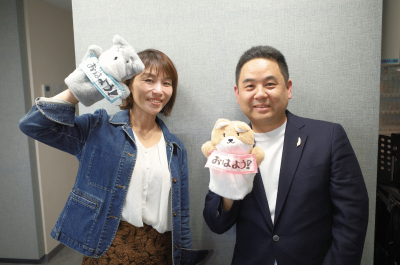 ラジオ対談を終えたお二人