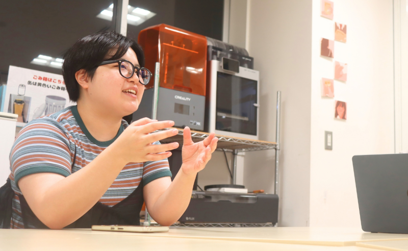 b-labと関わるようになったきっかけについて振り返る小椋さん