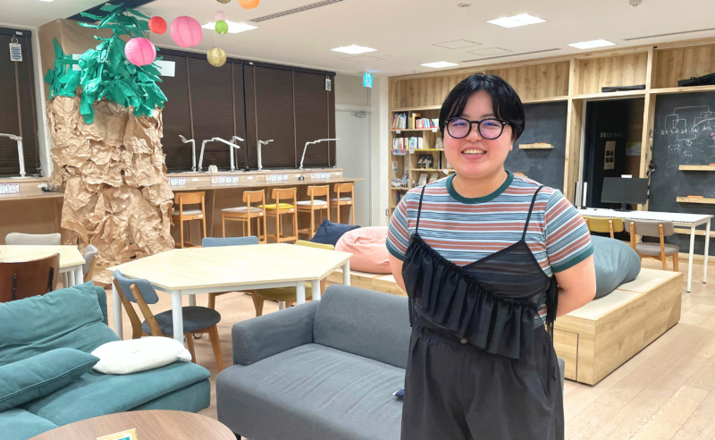 学生時代に利用したb-labを久しぶりに訪れ、あの頃と今の気持ちを話してくれたおぐ
